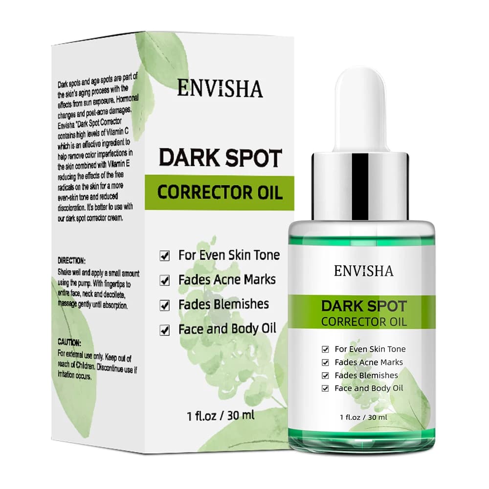 ENVISHA-Sérum aux huiles essentielles pour les soins de la peau du visage, blanchissant, anti-taches