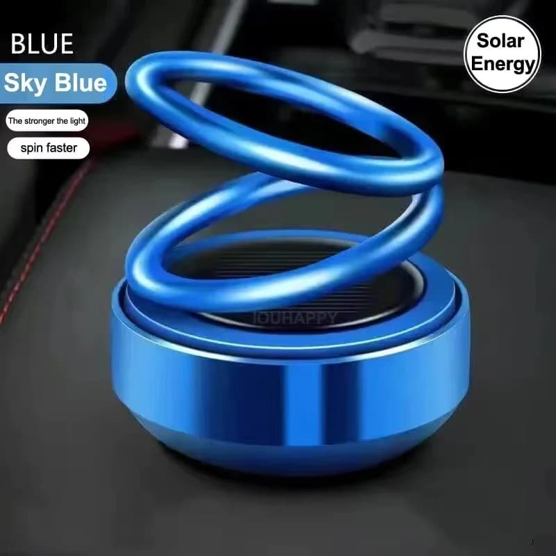 Diffuseur de sexuellement Solaire Rotatif pour Voiture, Désodorisant à Double Anneau, Aromathérapie,