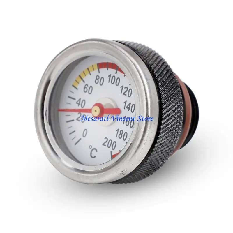 Bouchons réservoir carburant A70F, avec jauge température d'huile 0-200 ℃, jauge M20x1,5
