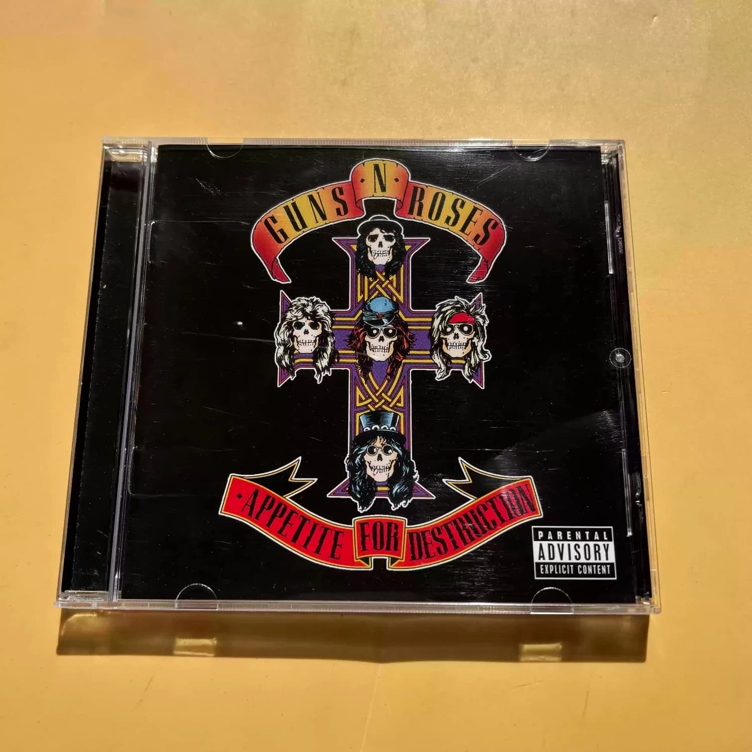 Guns N' Roses "Appetite for Destruction" CD de musique hard rock, album de débüt, classique des anné