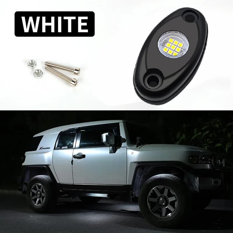 Lumière LED Rock pour roue de moto, lumière décorative d'ambiance pour Dune Buggy atv camion pick-up