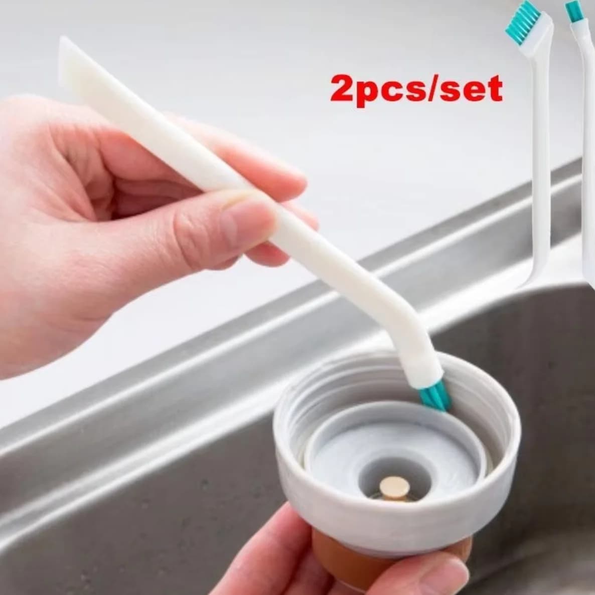 Brosse de nettoyage étroite à long manche, portable, pour biberon, outil de cuisine domestique, peti