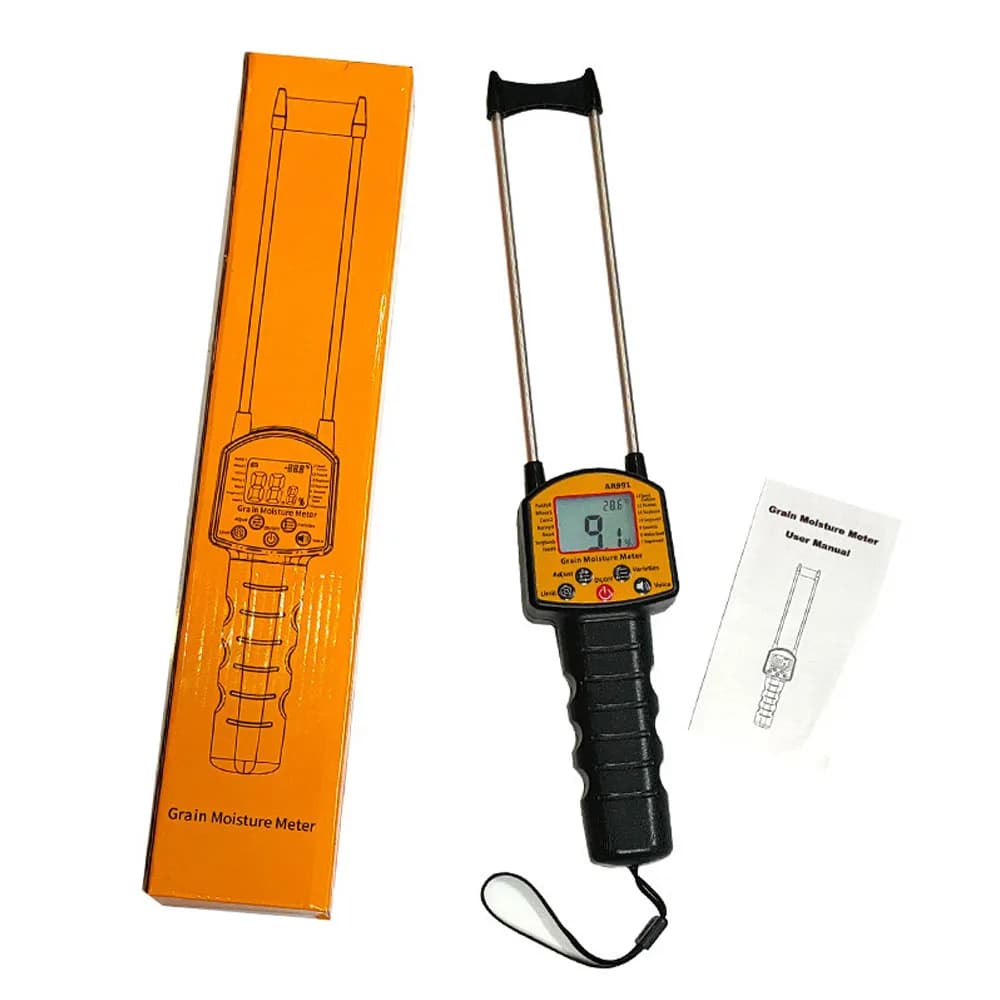 Humidimètre numérique LCD AR991, pour 14 types de Grains, blé, maïs, riz, cacahuètes, soja