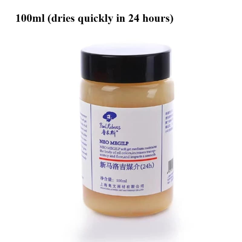 Résine Alkyde 100/250/500ml – Medium pour Artistes, Peinture à l'Huile, Création Artistique, Mélange