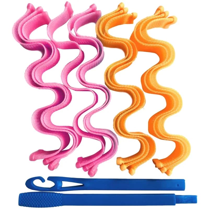 Bigoudis sans chaleur pour cheveux  bigoudis paresseux  frisage sans chaleur  bande de sauna  sommei