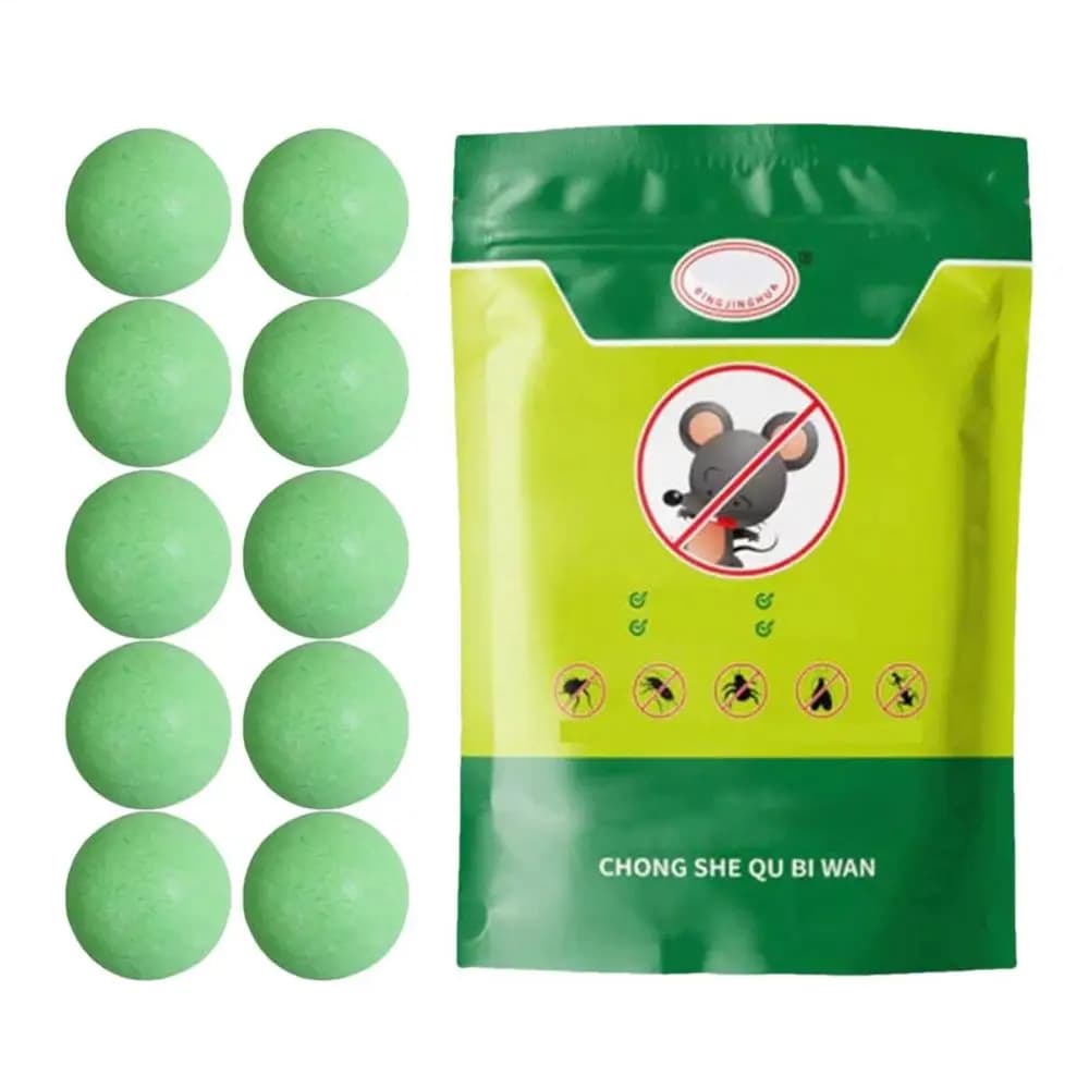 Boules répulsives à l'huile de menthe poivrée pour souris et rats, pour la maison, le placard et la