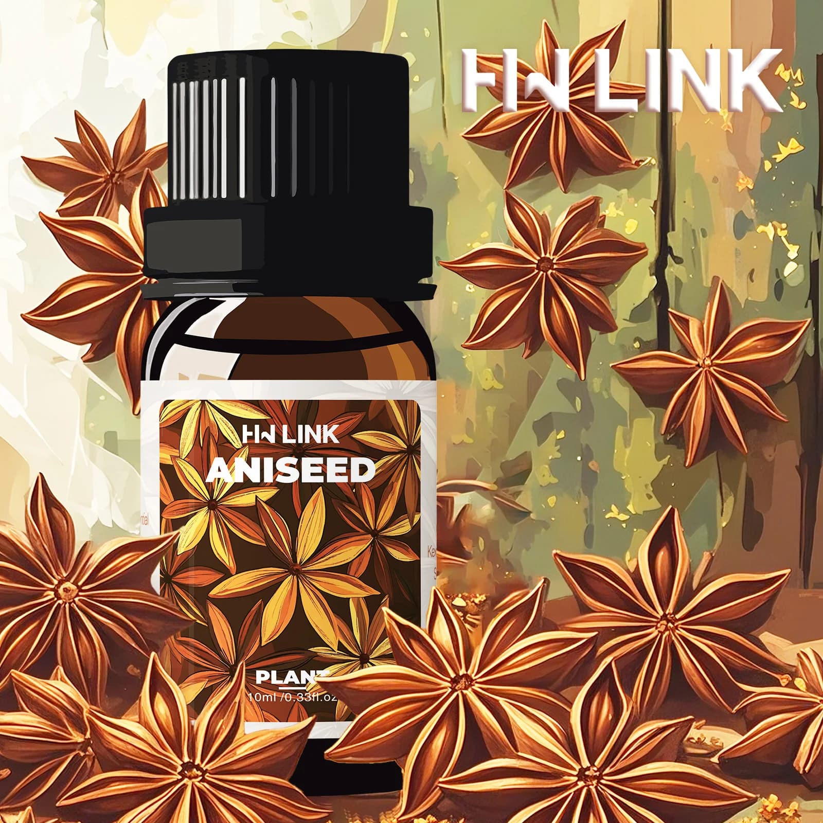 Huile essentielle d'anis étoilé 10 ml, arôme naturel pour diffuseur, fabrication de bougies, aromath