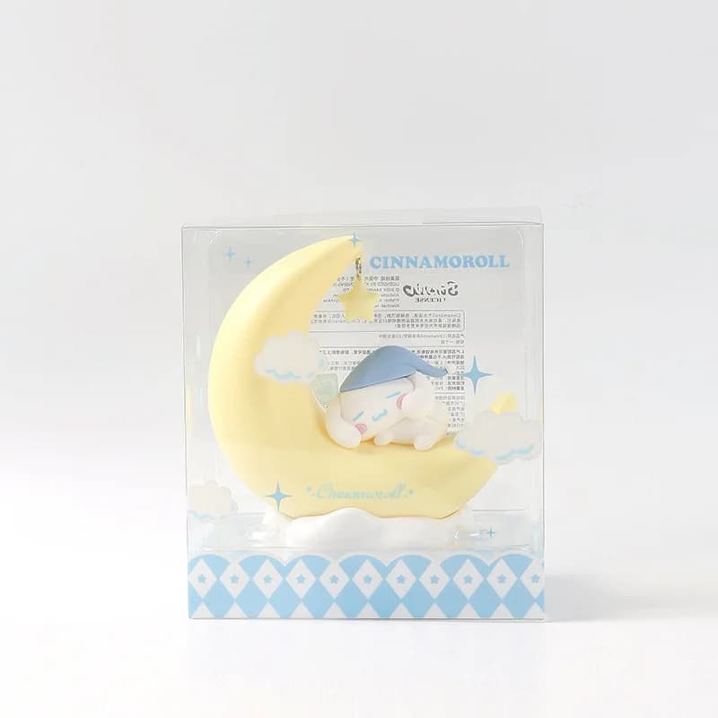 Véritable mignon Sanrio Kuromi cannelle croissant beau rêve LED ornements électroluminescents mignon