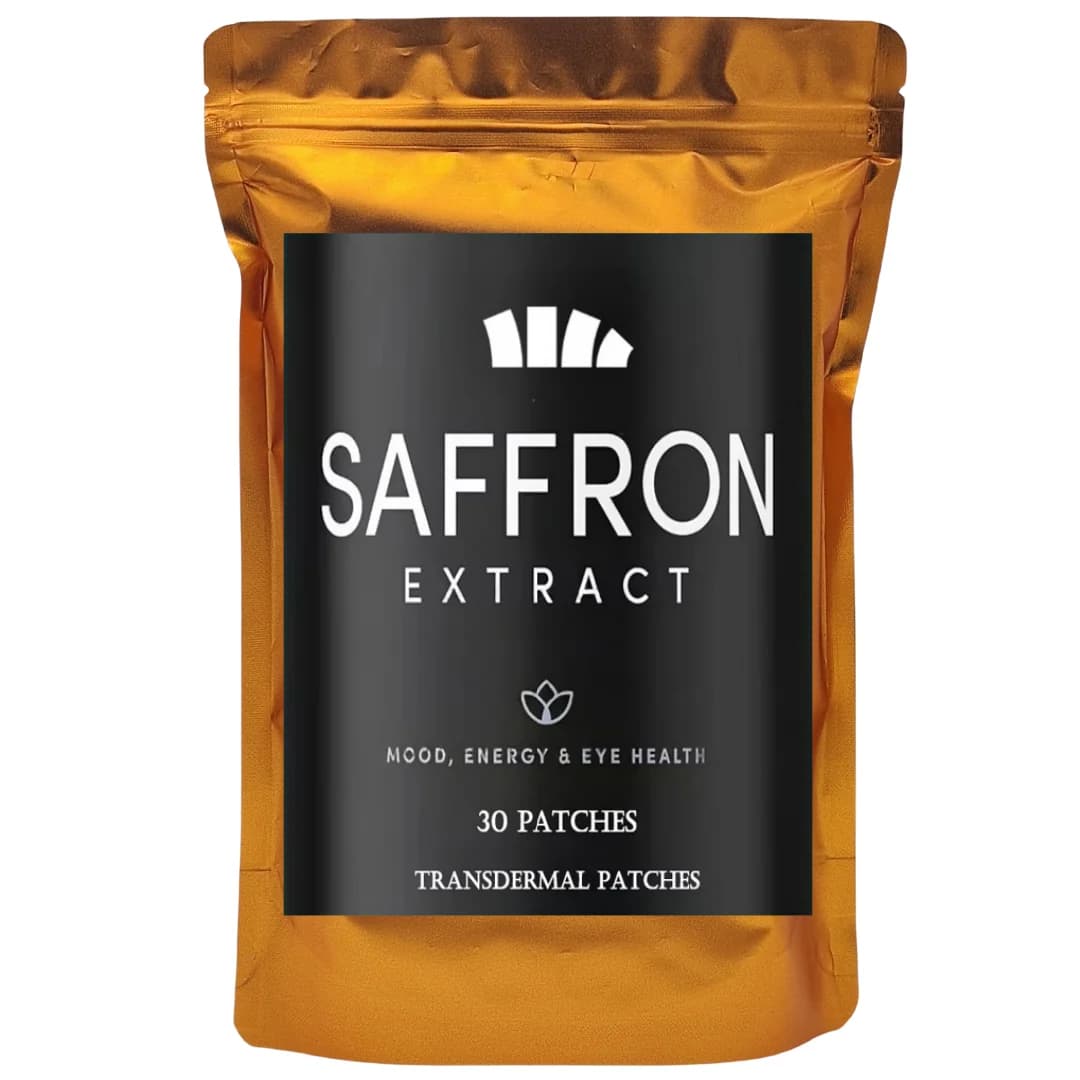 Patchs transdermiques au safran pour la perte de poids, stimulant du métabolisme, soutien de l'humeu