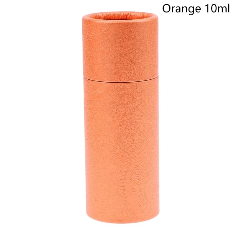 Boîtes d'emballage rondes en carton pour cadeaux, cosmétiques, huiles essentielles, flacons, rouges 