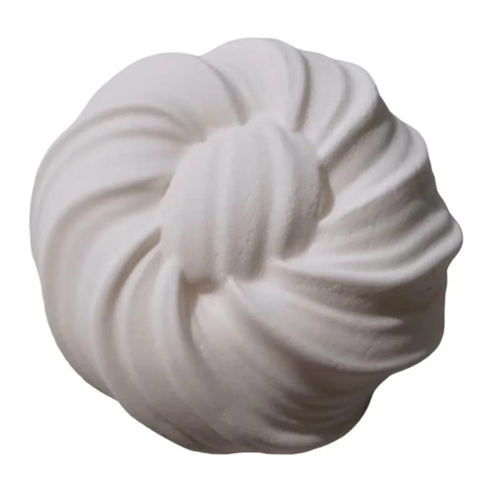 Rouleaux de fleurs de chocolat créatifs super doux, pain réaliste à presser en PU, pain blanc à pres