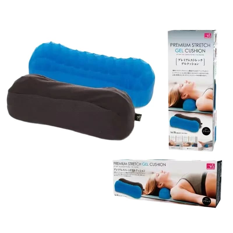 Oreiller en rouleau pour dormir, oreillers de soutien du cou rond avec housse amovible et lavable en