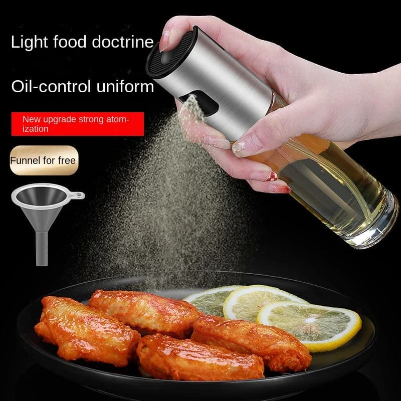 Pot de pulvérisation d'huile, pulvérisateur d'huile pour la cuisson, bouteille de pulvérisation pour