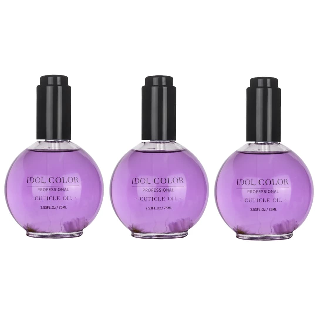 Huile pour cuticules IDOL COLOR, 2,56 FL Oz, répare et restaure les cuticules - Traitement spa biolo