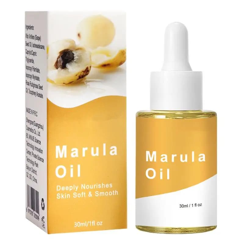 Huile de Marula pour femmes, 30ml, apaisante pour la peau, pour le visage et le cou, naturelle, hydr