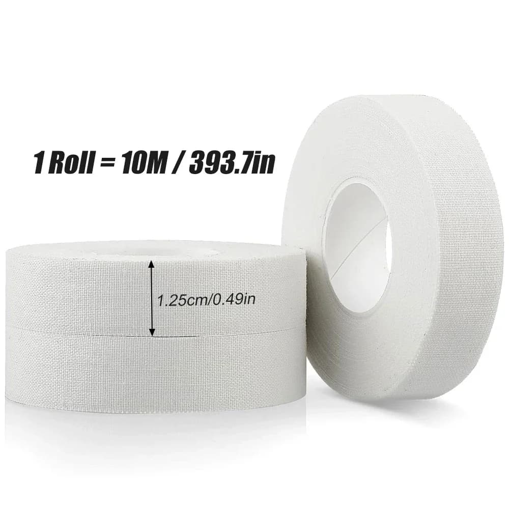 Ruban athlétique blanc pour l'escalade et le grappin, ruban médical, ruban de pied, aucun résidu col