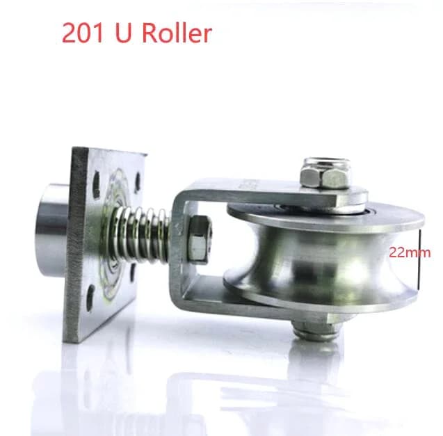 Roue omnidirectionnelle V H/rouleau de terre avec ressort comme quincaillerie de porte coulissante/r