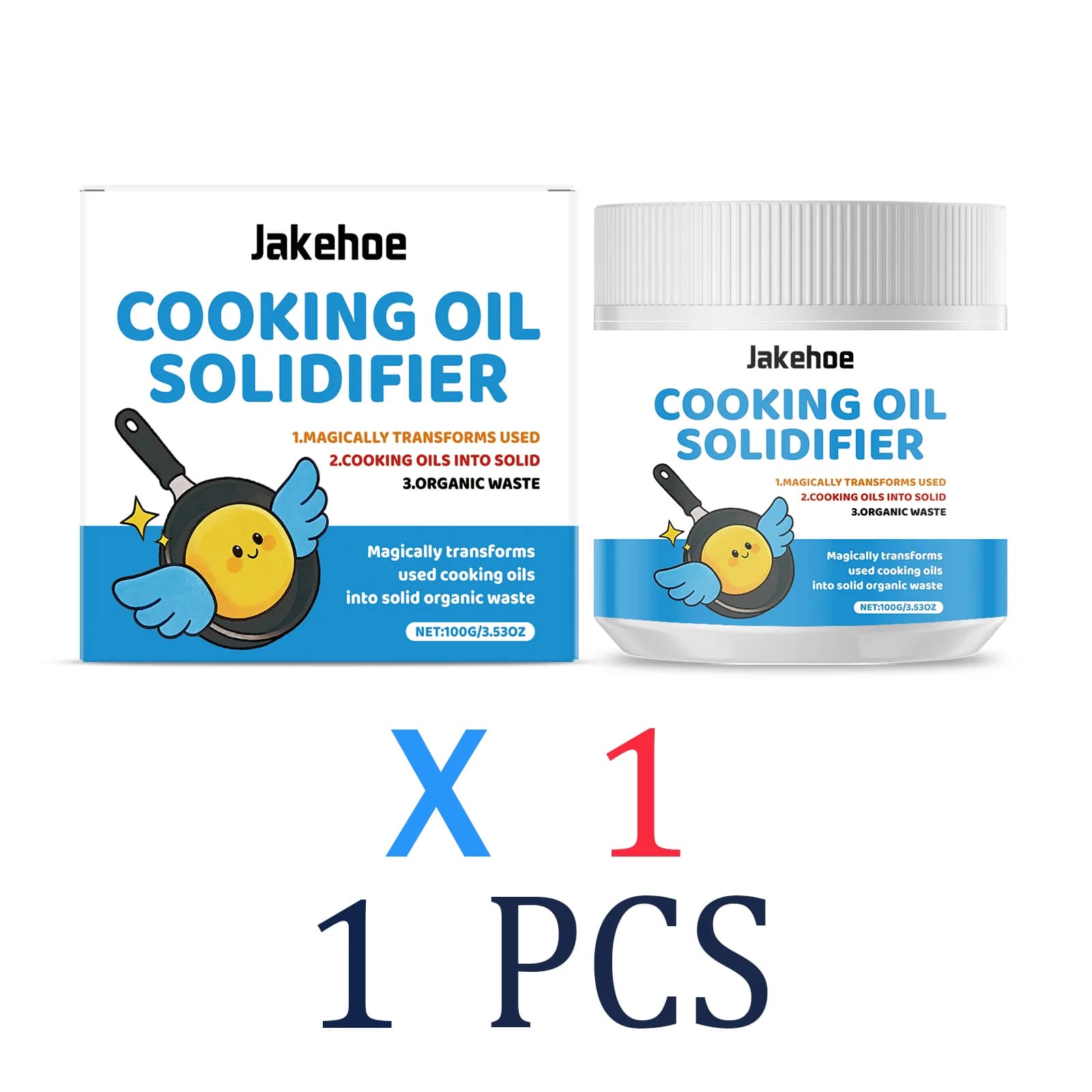 Solidifiant pour Huiles Usagées, Durcisseur d'Huile de Cuisine, Traitement de Graisse de Cuisson, Éc