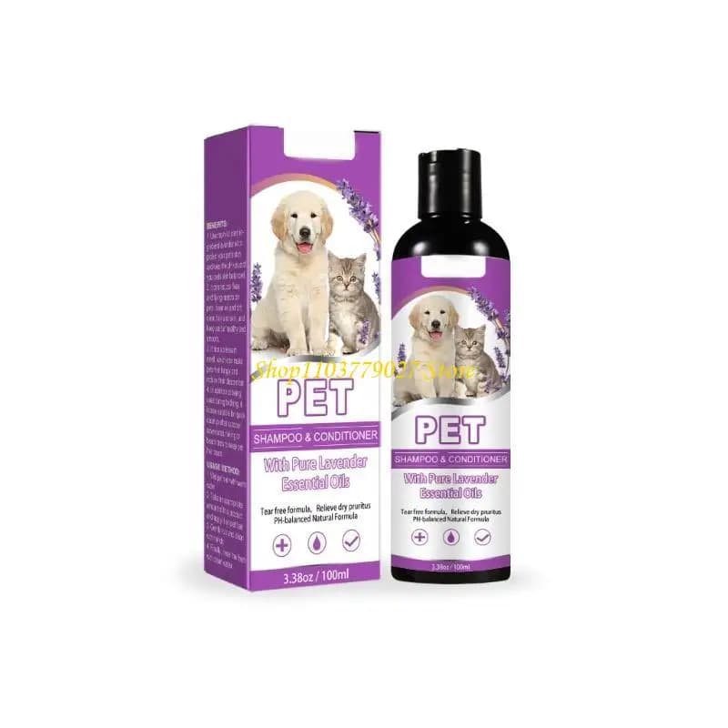 C4DF Lotion bain pour animaux compagnie sûre douce 100 pour les démangeaisons sensibles le shampooin