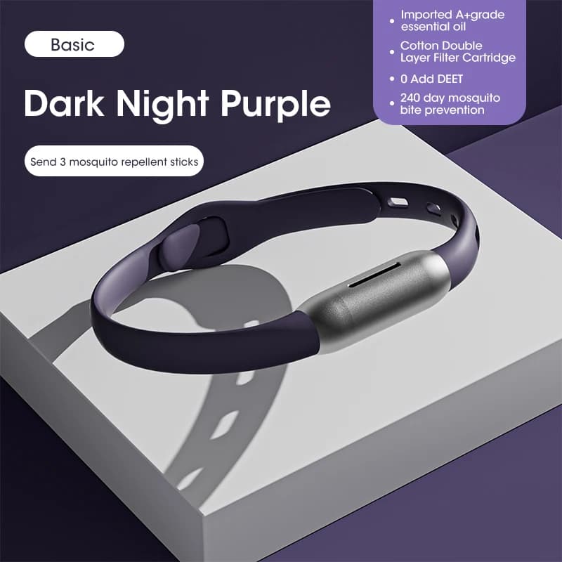 Bracelet anti-moustiques à l'huile essentielle de plantes naturelles pour enfants et adultes, non to