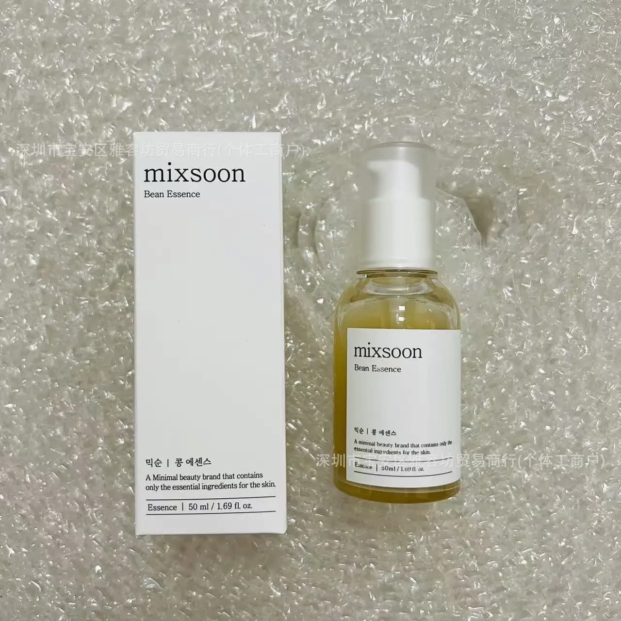 Essence hydratante profonde pour le visage Mixsoon Soy Essence, essence hydratante à l'escargot et à