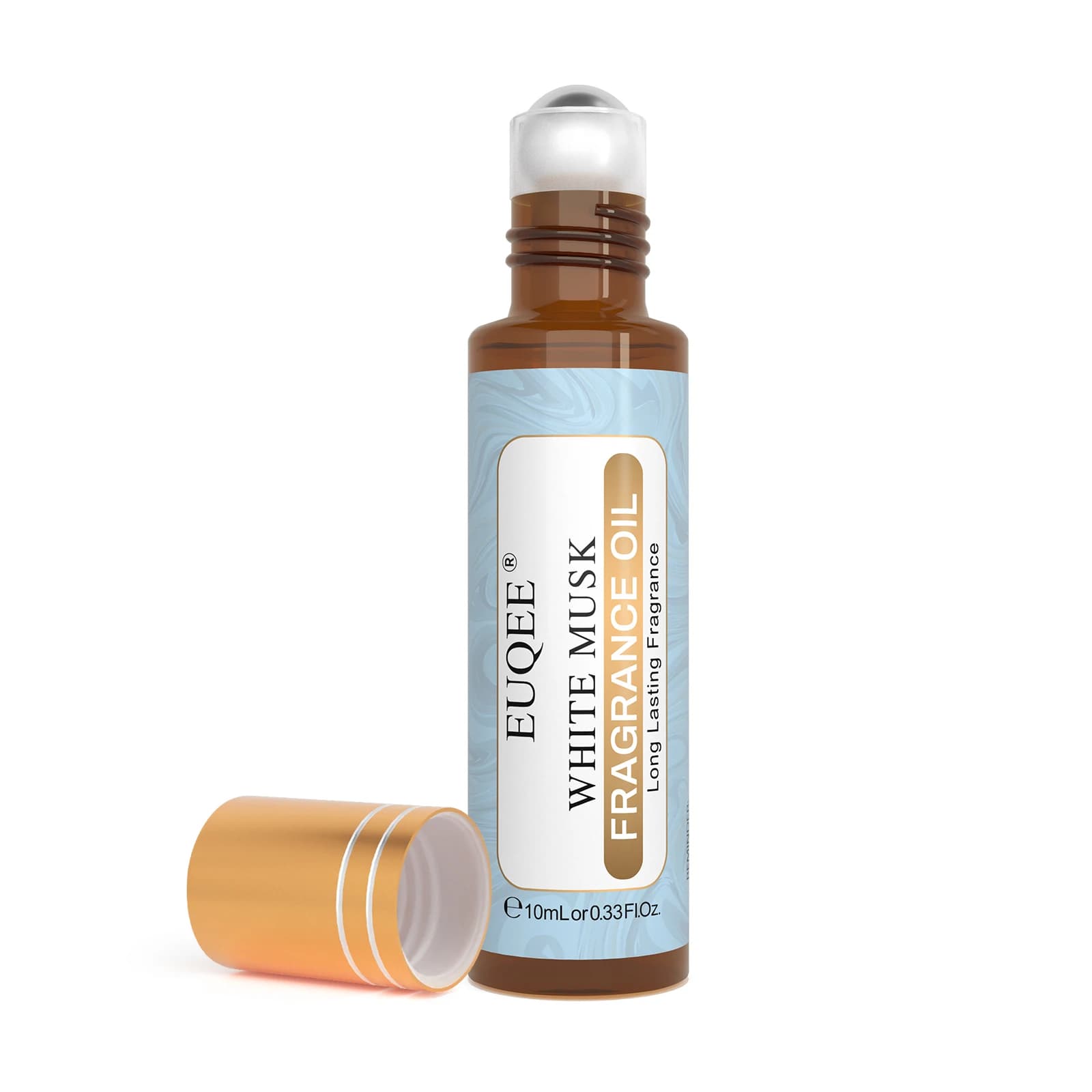 EUQEE-Roller Fragrance 173, Musc blanc, AMP et vanille, Aromathérapie, Bubble Gum Fragrance, Château