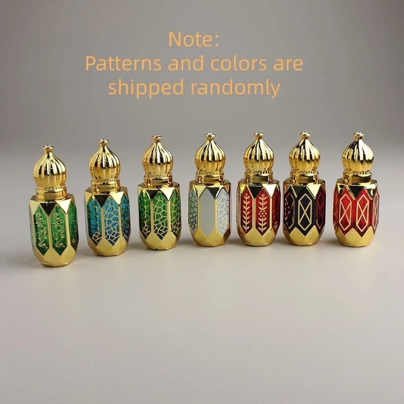 20/50 pièces Nouveaux flacons roll-on en verre vides de 3/6/12 ml pour huile Attar / huile essentiel