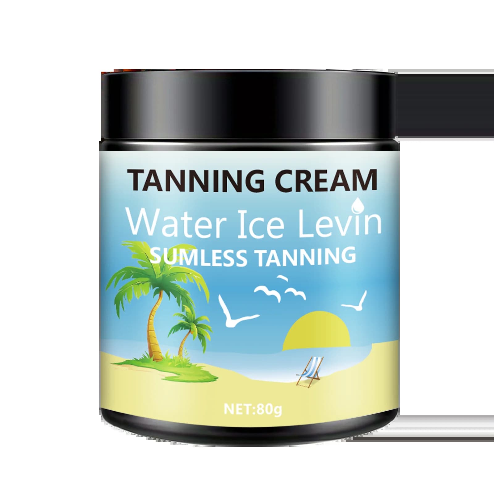 Lotion bronzante pour le corps, riche en beurre de karité et huile de coco, hydratation intense, abs