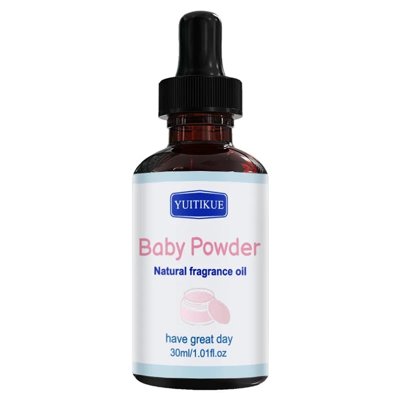 Poudre pour bébé YUITIKUE, huile parfumée naturelle | Parfum Frais et Doux | Pour l'aromathérapi