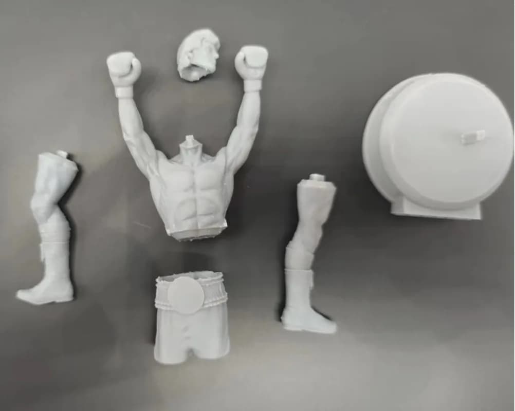 Figurine Rocky en résine, échelle 1/24, modèle de film classique, Boxer, passe-temps, Statue Miniatu