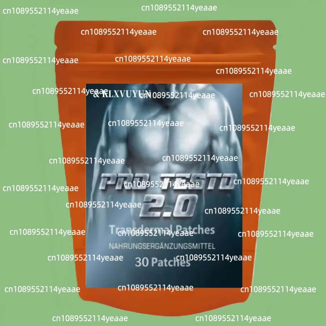 Pro Testo Fast Muscle Building Patchs transdérmiques de testostérone à effet extrêmement fort, pour