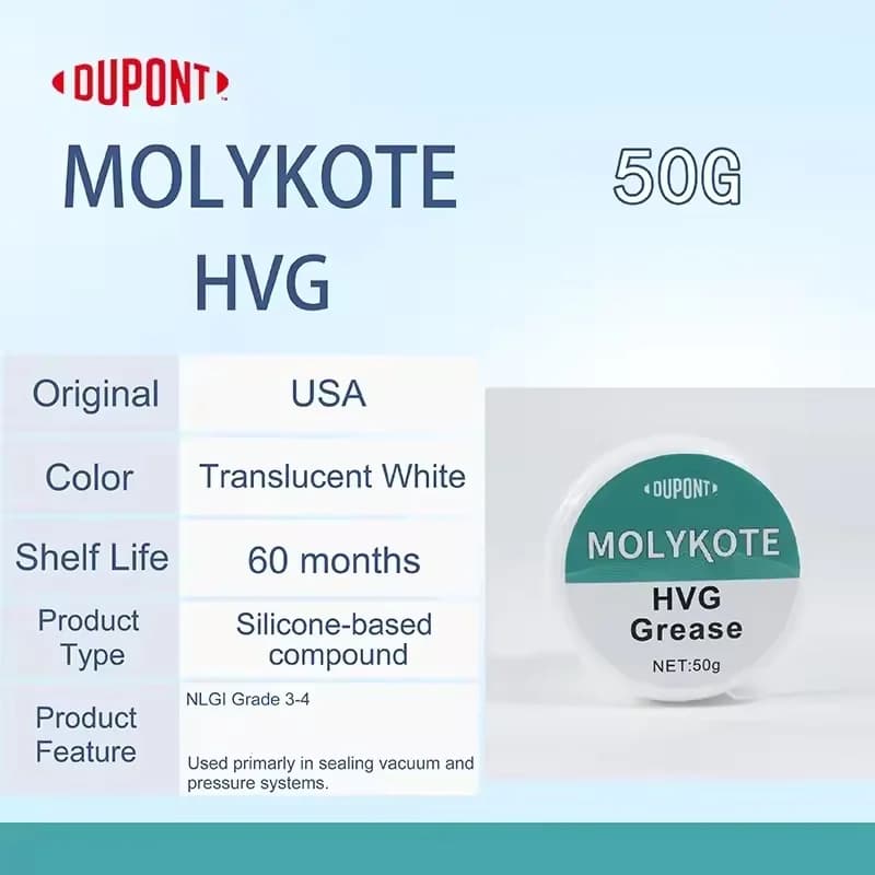 Graisse silicone Molykote HVG 150g, lubrifiant original haute performance pour joints toriques et va