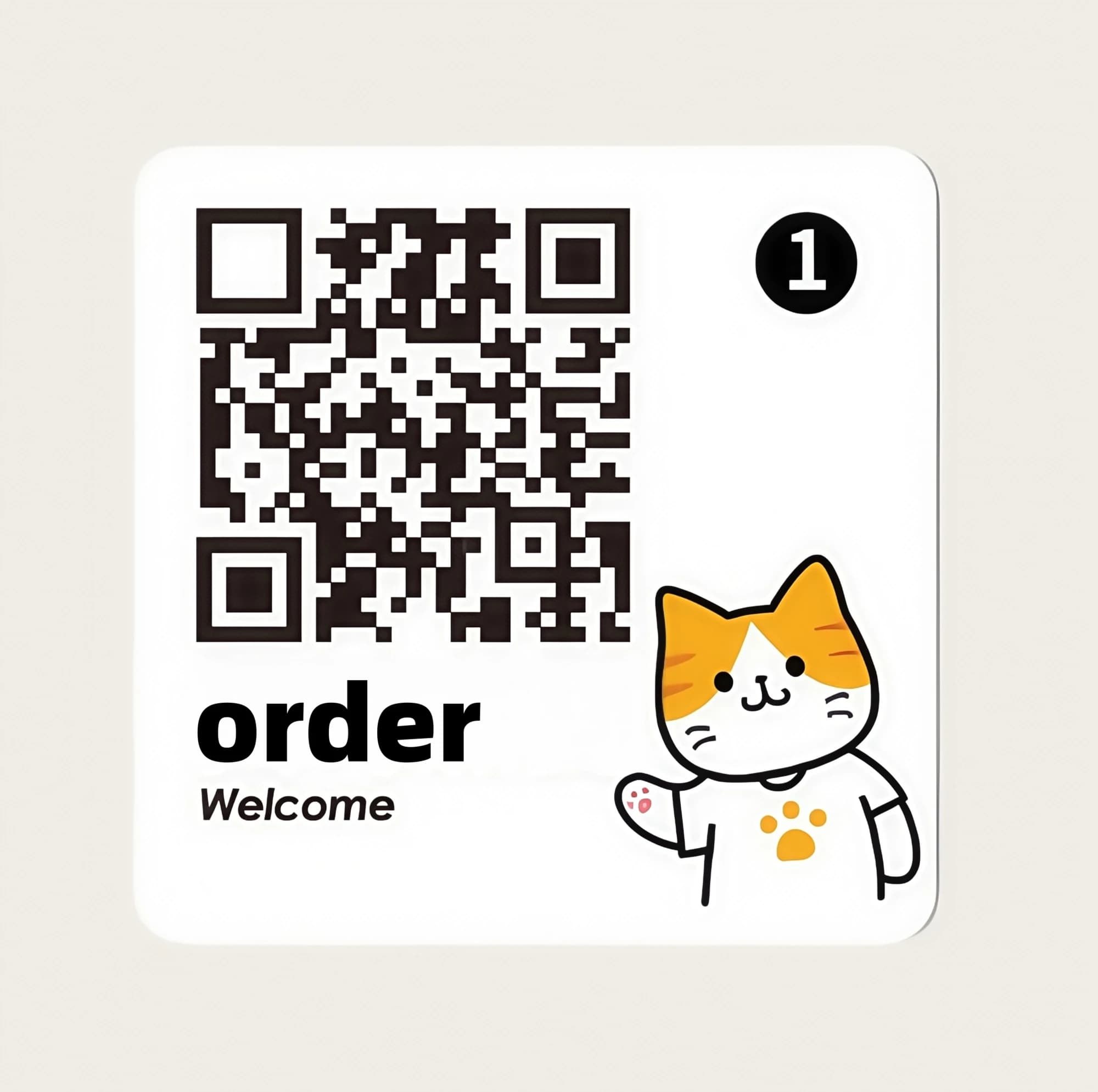 Autocollants de table plate QR, plaques signalétiques en acrylique personnalisées, créer des décorat