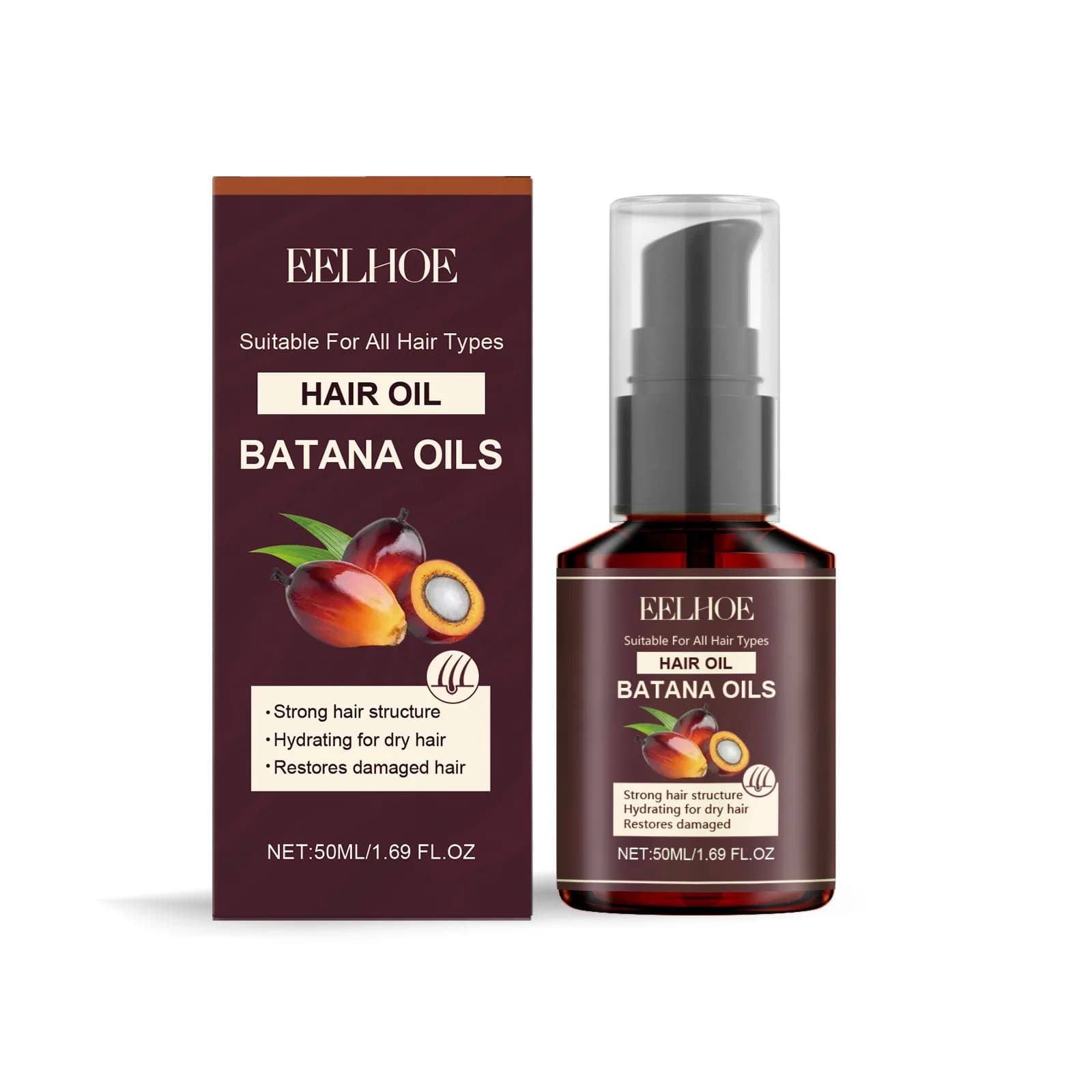 Batana – shampoing renforcant pour cheveux, après-shampooing, Anti-frisottis, hydratant, pour le cui