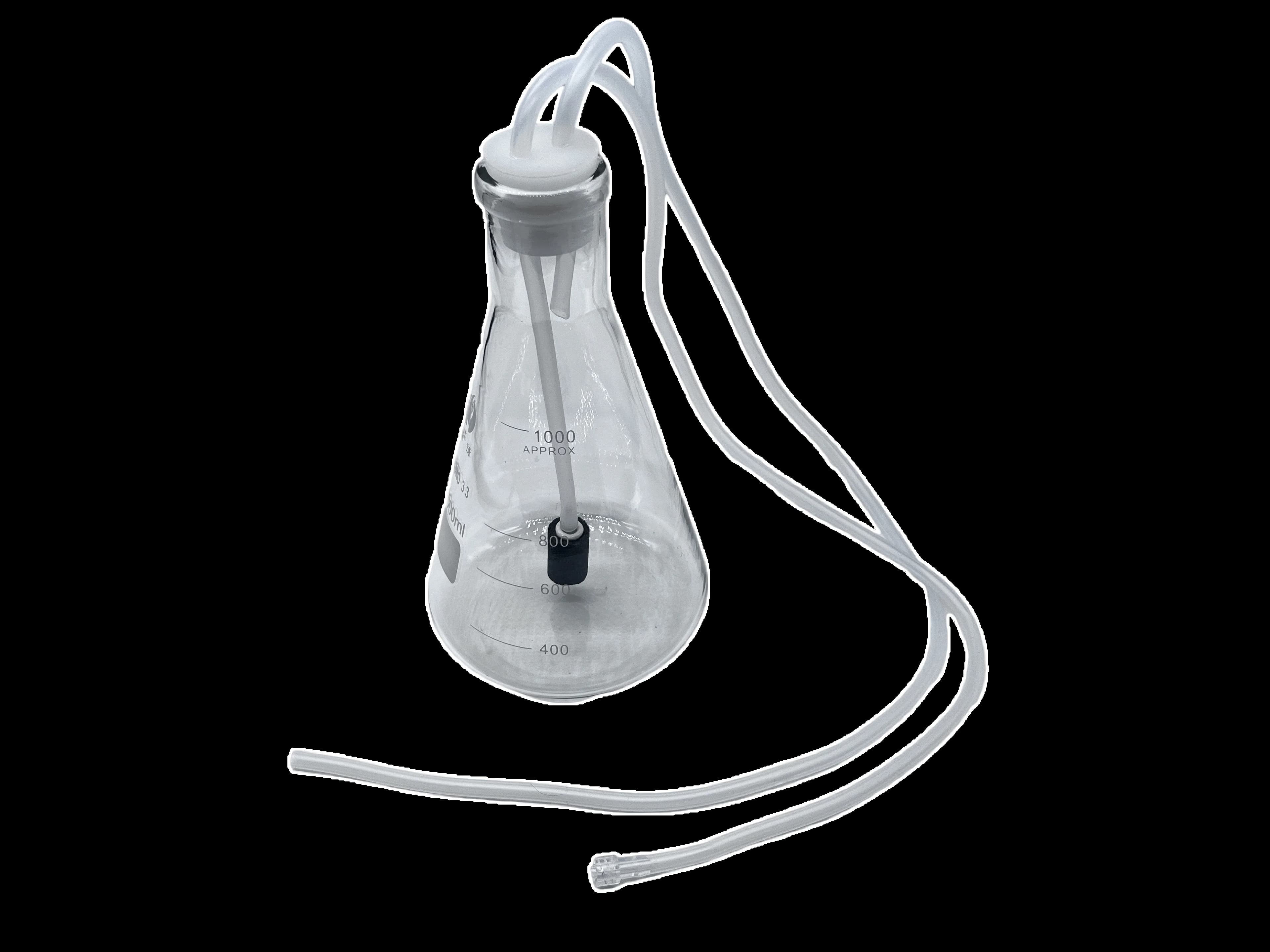 Bouteille en verre d'ozone de 1000ML pour huile/eau d'ozone