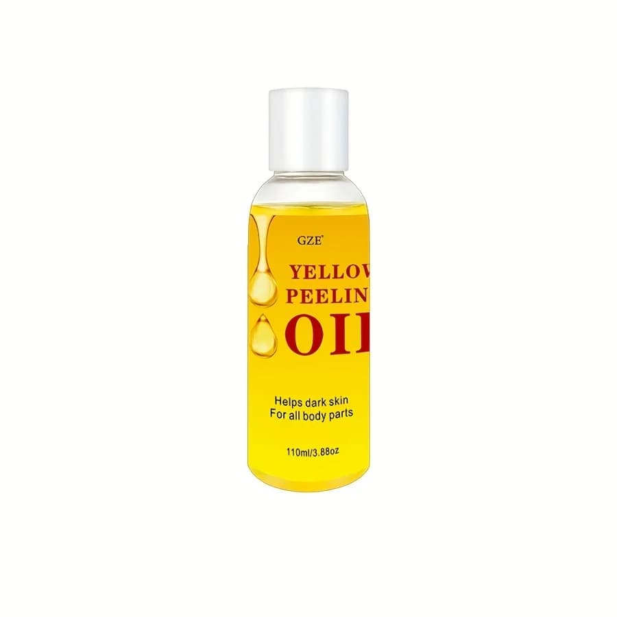 Huile jaune éclaircissante pour la peau, 110ml, 1 pièce, bain supplémentaire, pour l'intérieur, les 
