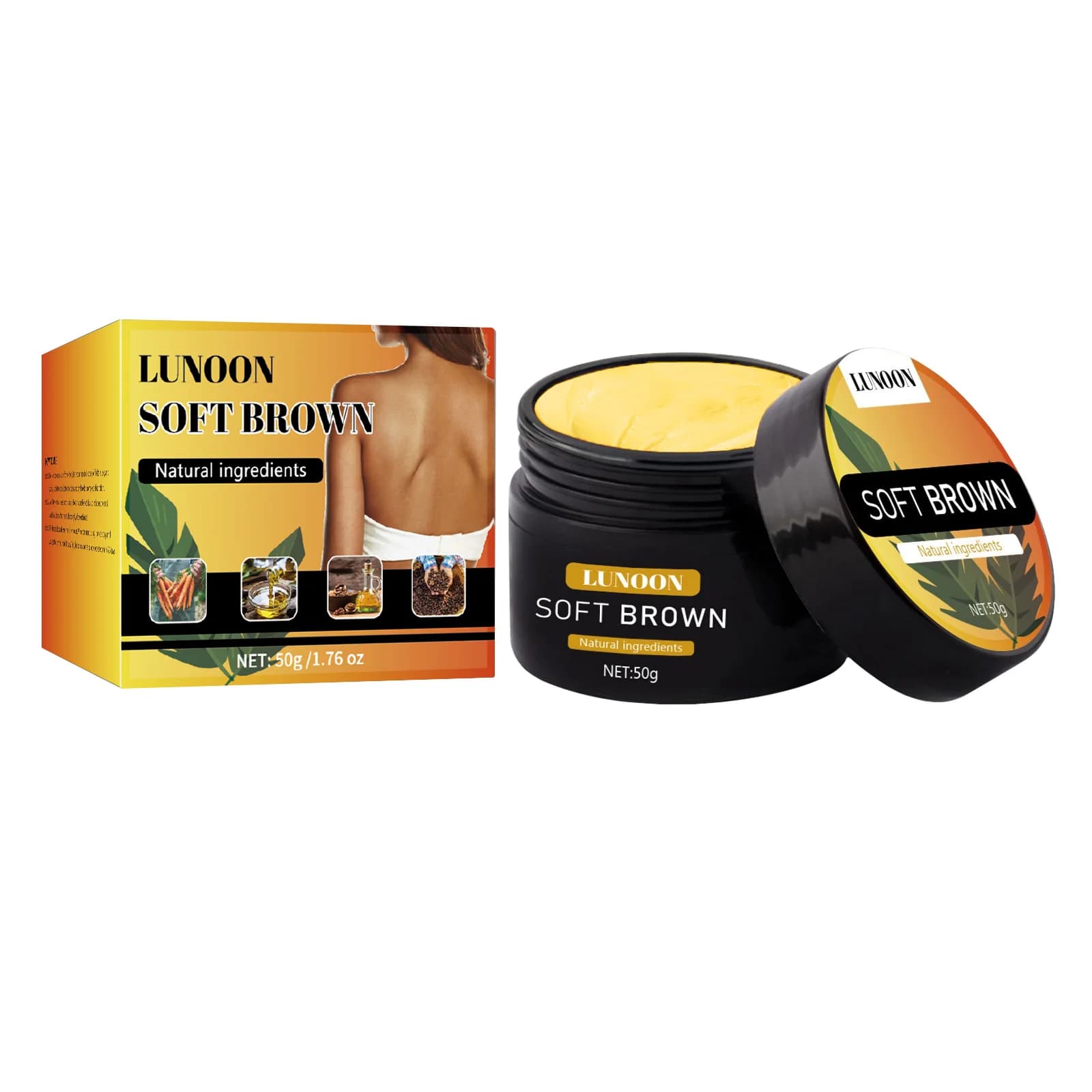 Crème de bronzage, protection contre les radiations, nourrissante, crée un effet de noircissement na