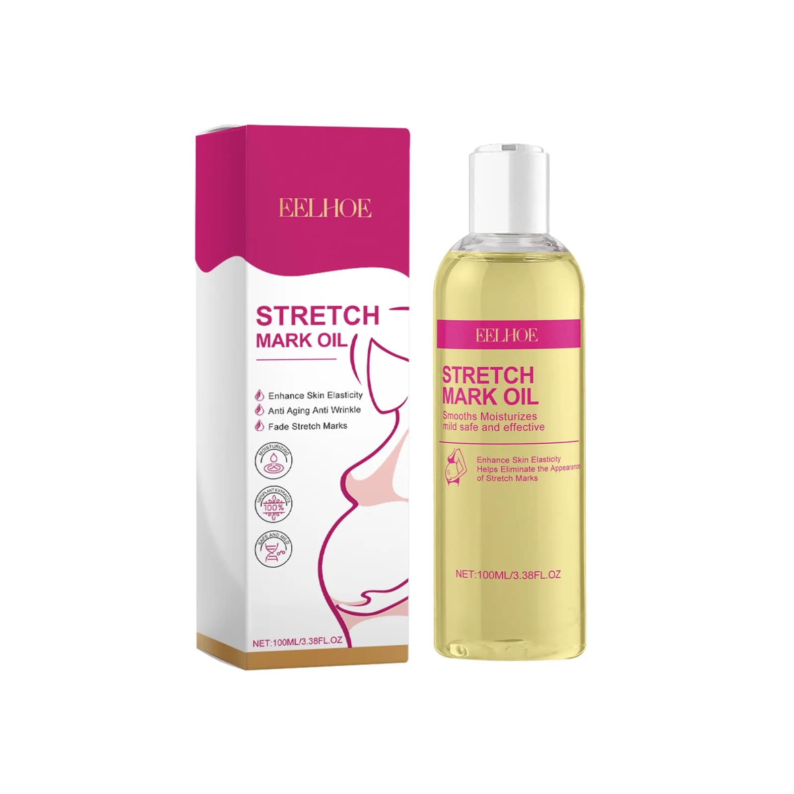 EELBathroom-Huile de soin de la peau à la vitamine E, élimine les marques de grossesse commandées, s