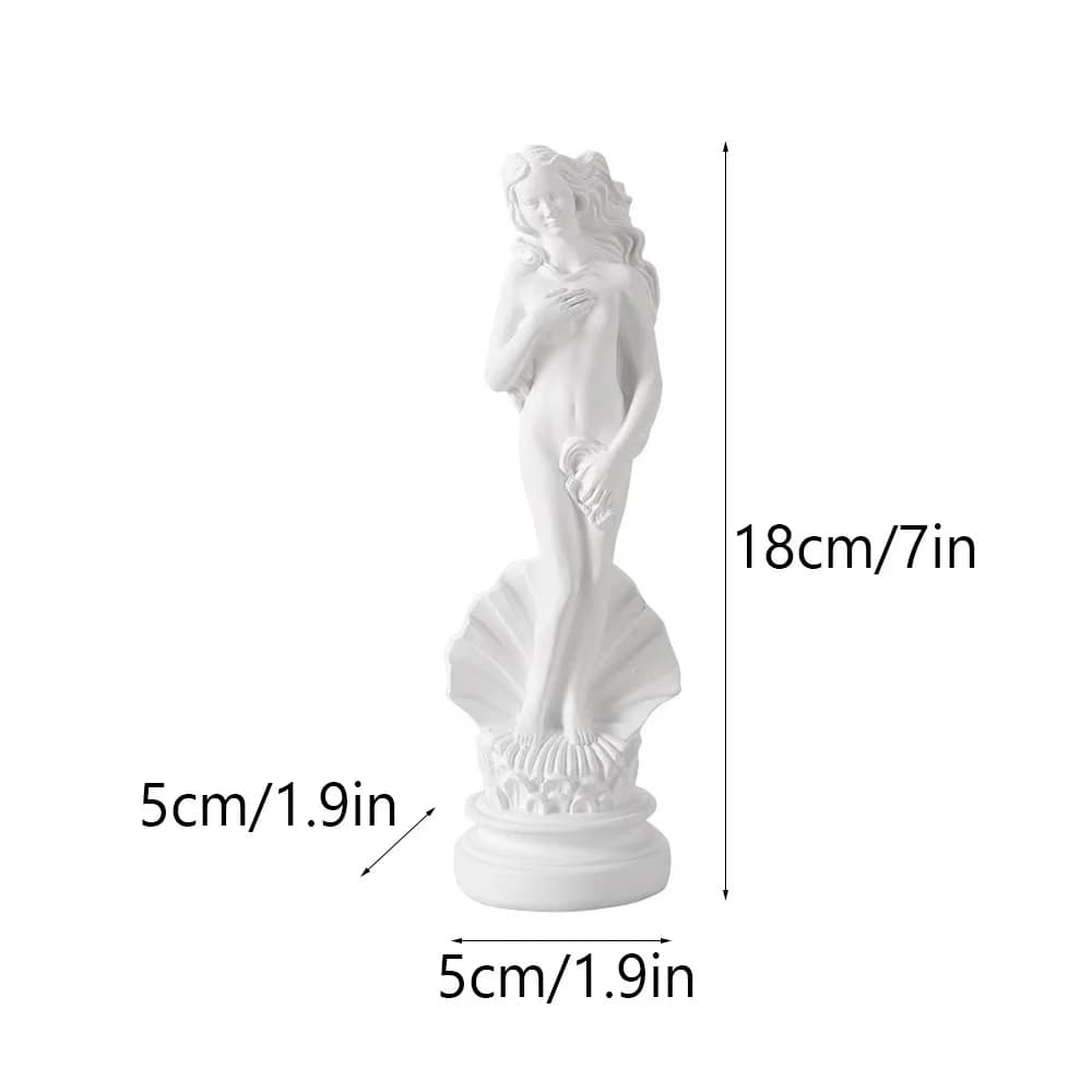 Statue d'Afrodite la mythologie grecque déesse de la beauté, Figurine Miniature en résine, décor d'é