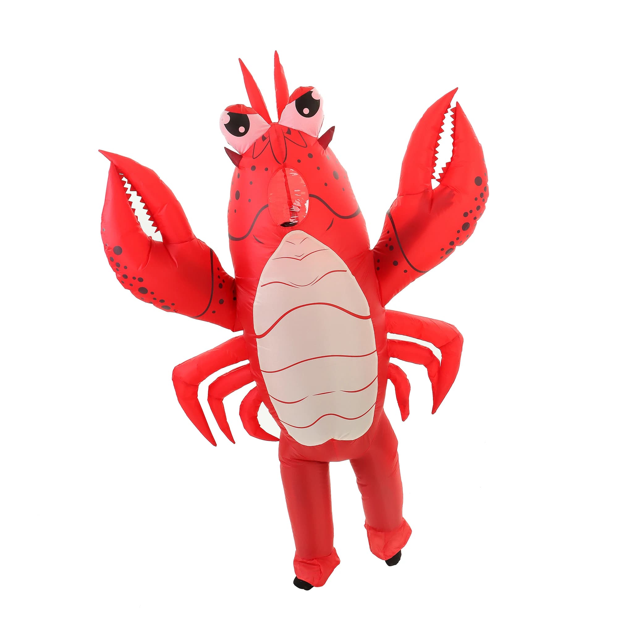 Costume de homard gonflable pour adultes, costume amusant d'animal marin gonflable, tenue de fête d'