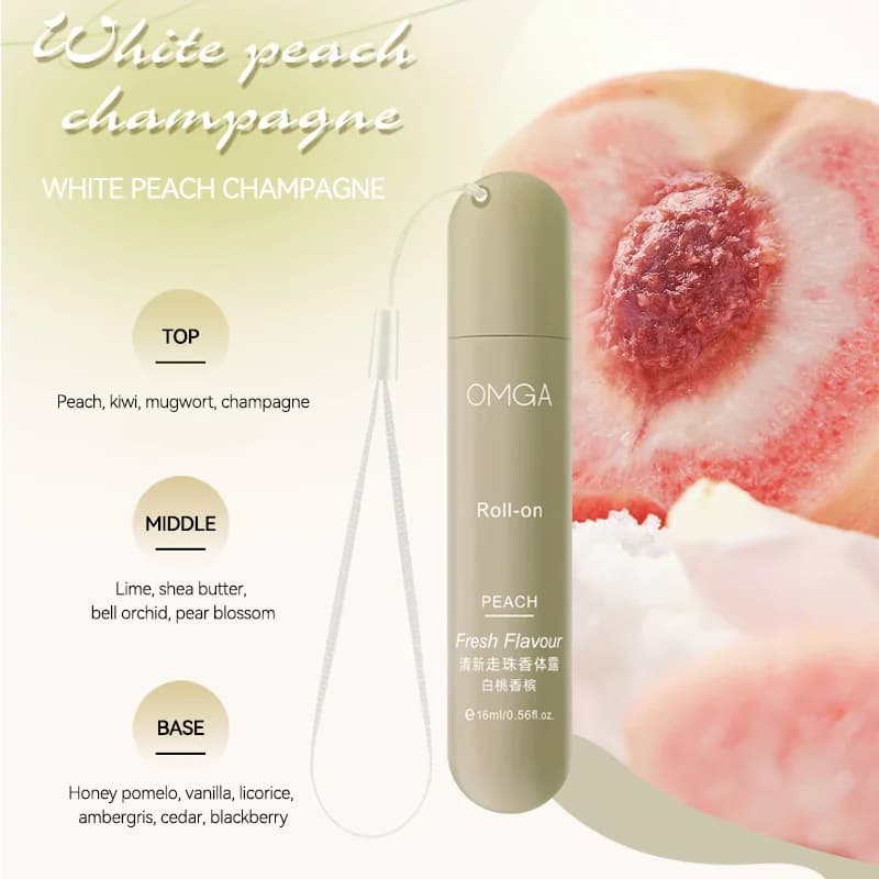 Ensemble de 3 parfums portables en roll-on 16 ml, parfum corporel frais pour femmes, format voyage, 
