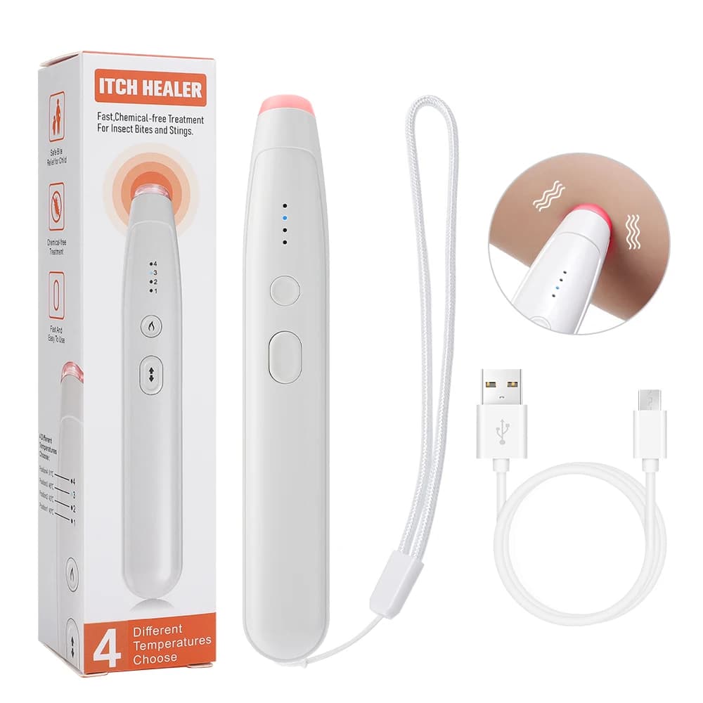 Stylo Portable Rechargeable pour soulager les piqûres d'insectes et les moustiques, anti-démangeaiso