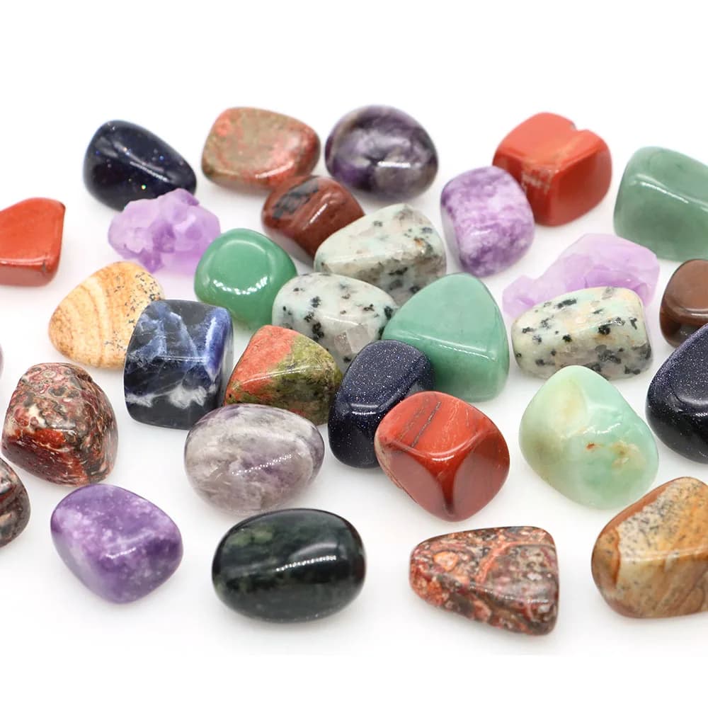 Cristal de guérison en pierre naturelle, gravier en vrac, spécimen de Quartz, pierres précieuses min