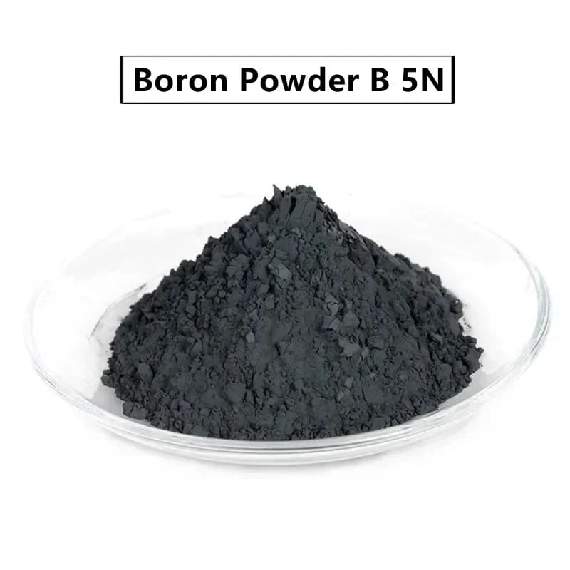 Poudre de Bore B 5n, Haute Pureté 99.999%, pour la Recherche et le Développement, 152 Métaux, 10/50/