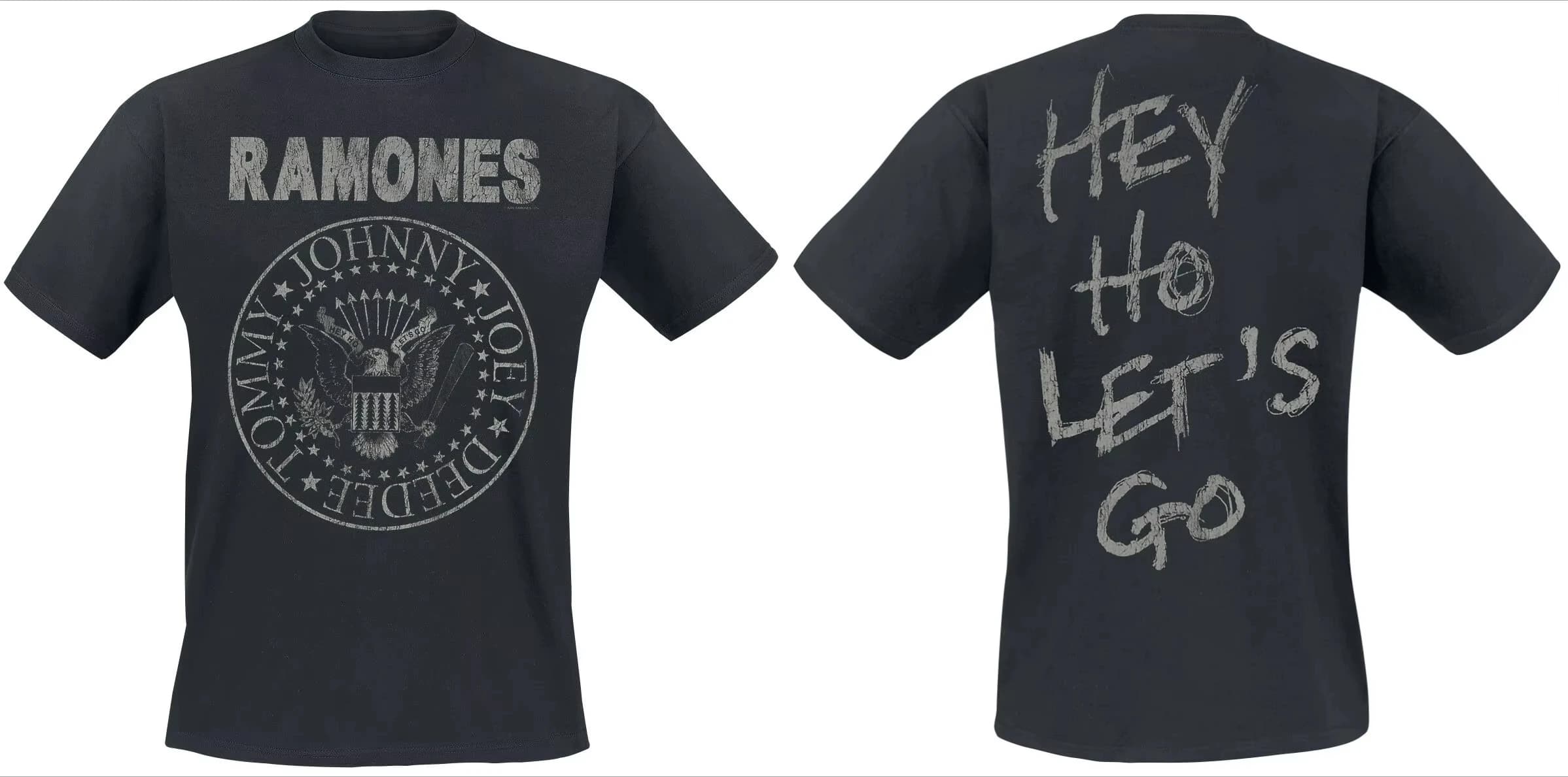 T-shirt Ramones Rock N Roll High School 2026, en coton noir, imprimé vintage NYC Bowery, style punk,