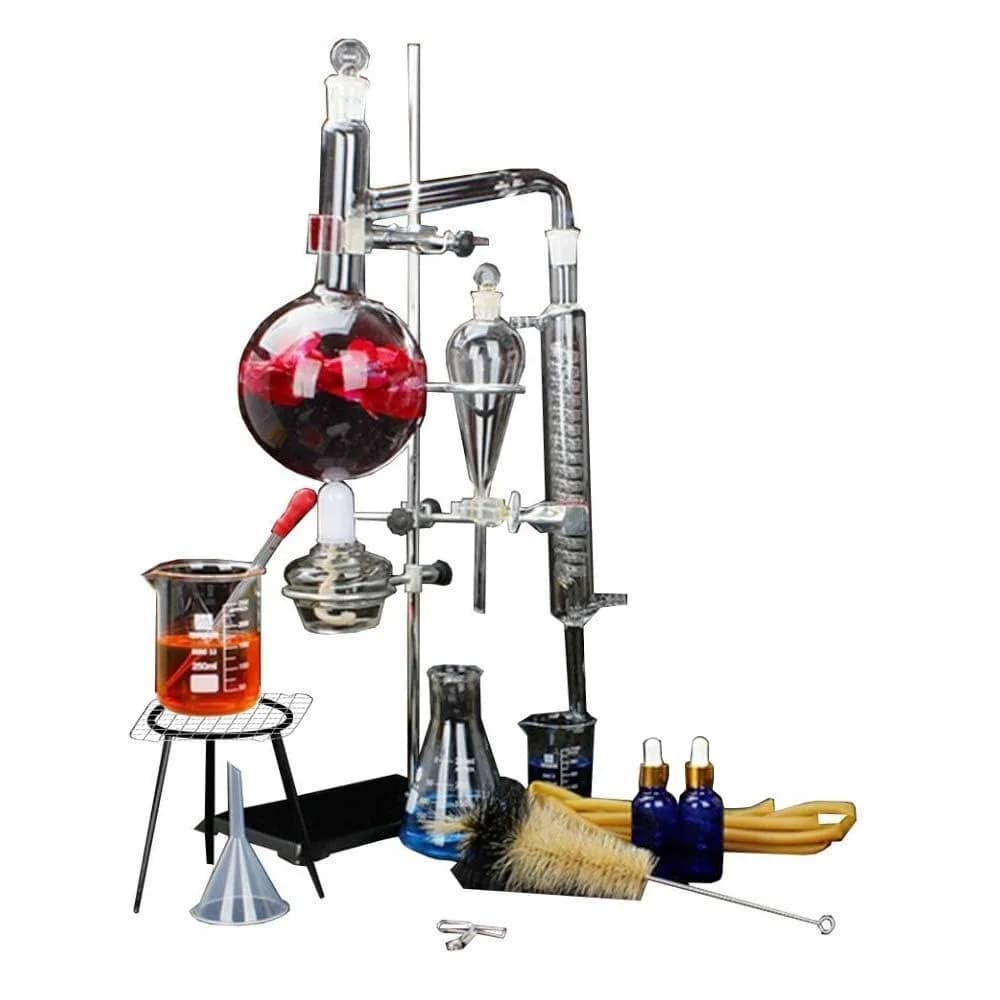 Nouveau Appareil de Distillation d'huile essentielle de laboratoire de 1000ml, distillateur d'eau, p