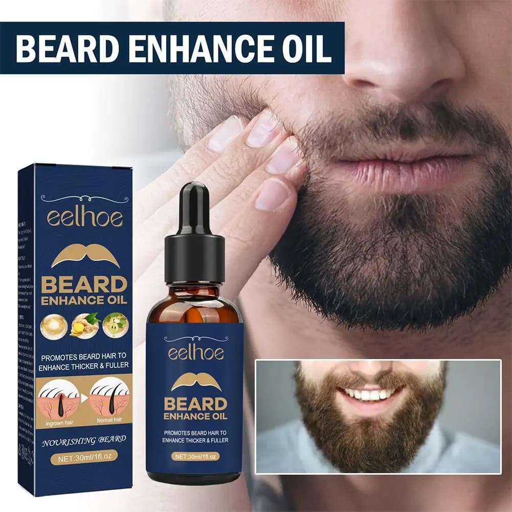 30ml huile de soin de barbe pour hommes croissance de barbe toilettage adoucir renforcer le style hu