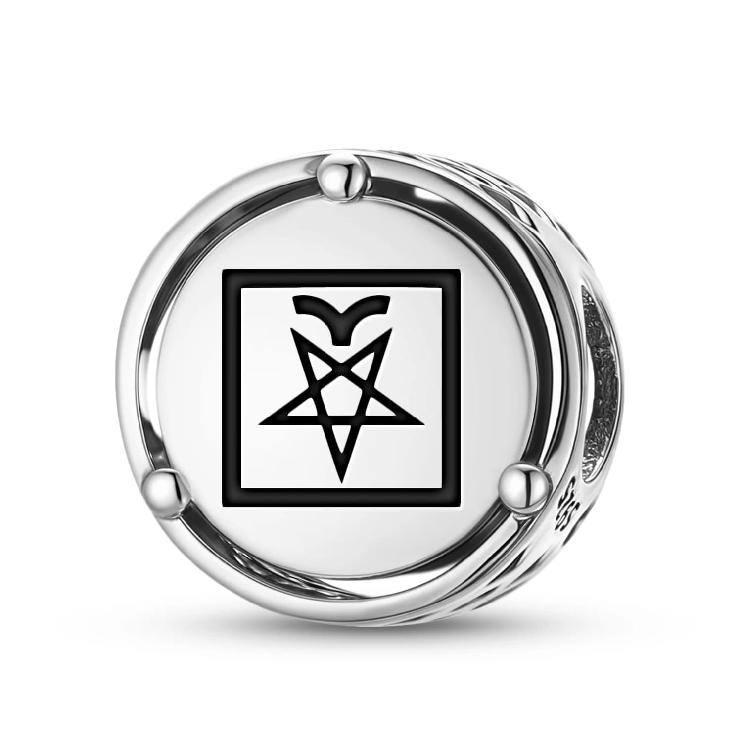 Breloque Tarot le diable en argent Sterling 925, symbole adapté au Bracelet Original, accessoires de