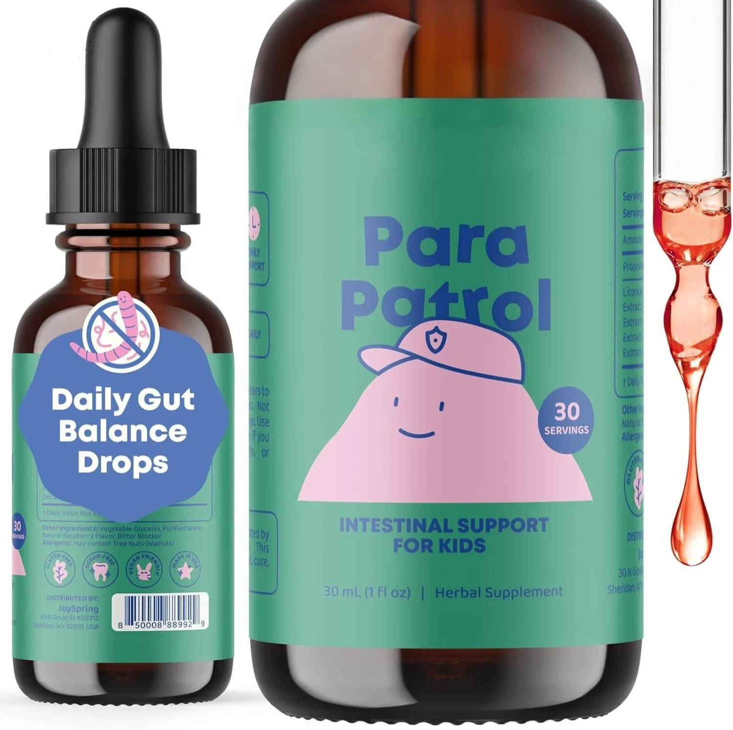 Gouttes liquides pour la santé intestinale des enfants, améliorent la digestion, équilibrent la flor