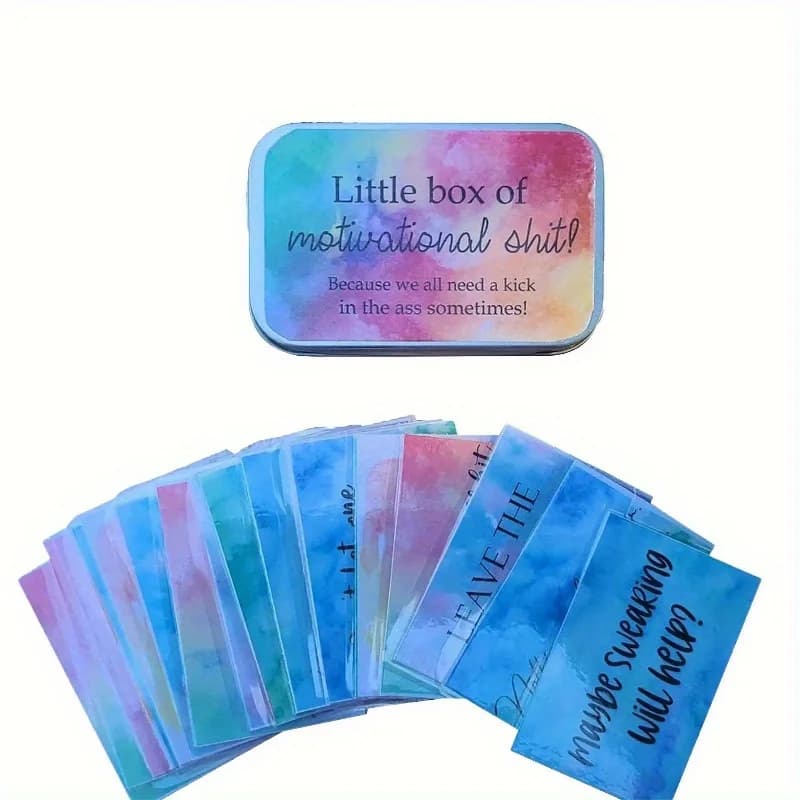 Carte d'encouragement positive intéressante pour les petites entreprises, 20Zhang par boîte, citatio